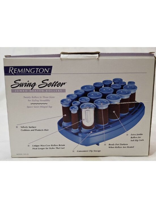Remington Swing Setter Jumbo Heated Rollers Model VH-20 With Clips & Instruction main image 11